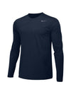 Men's Team Legend Dri Fit Long Sleeve T-Shirt Navy - NIKE - BALAAN 1