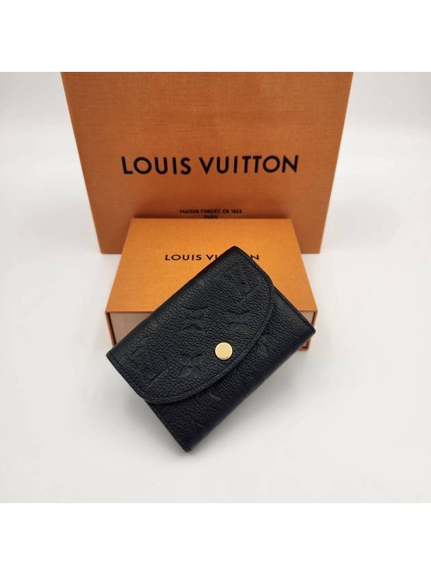 Rosalie Monogram Coin Purse Black - LOUIS VUITTON - BALAAN 7