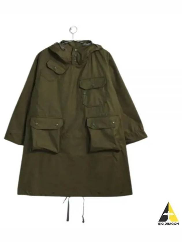 Over Parka Olive CP Weather Poplin 23F1D039 NQ195 EU001 - ENGINEERED GARMENTS - BALAAN 1