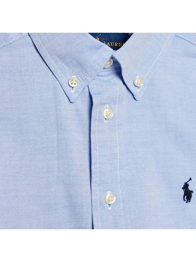 Kids Pony Logo Oxford Shirt Blue 819238 002 - POLO RALPH LAUREN - BALAAN 4