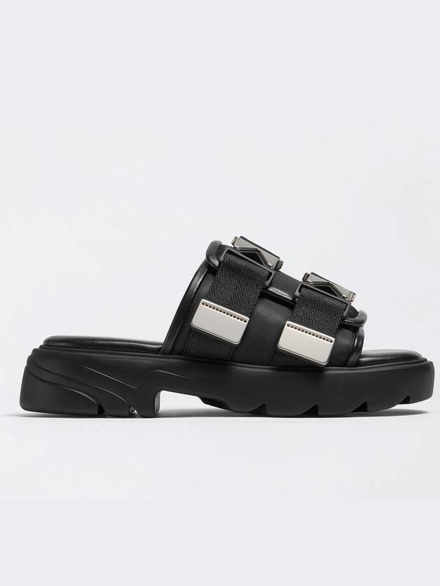 Flash Flat Slippers Black - BOTTEGA VENETA - BALAAN 2