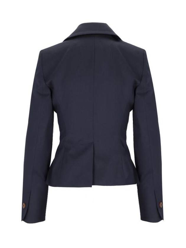 Women's Single Breasted Blazer Jacket Navy - VIVIENNE WESTWOOD - BALAAN 3