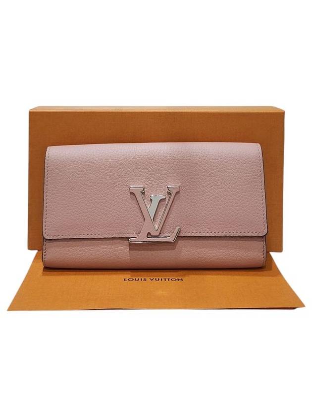 M61250 Taurillon Leather Capucine Wallet Indie Pink Long - LOUIS VUITTON - BALAAN 10