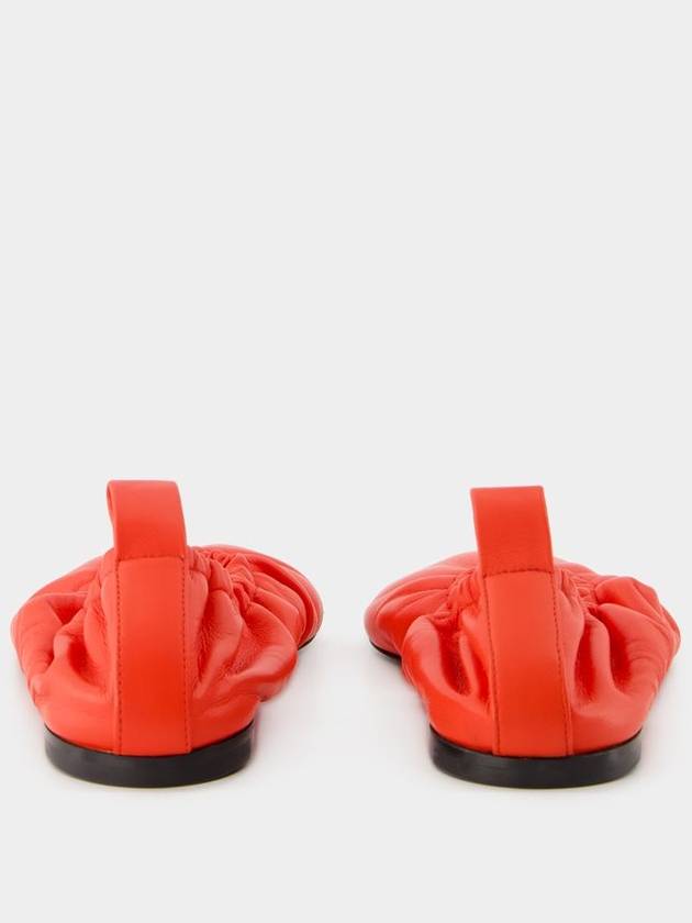 Ballerinas - Jil Sander - Leather - Red - JIL SANDER - BALAAN 3