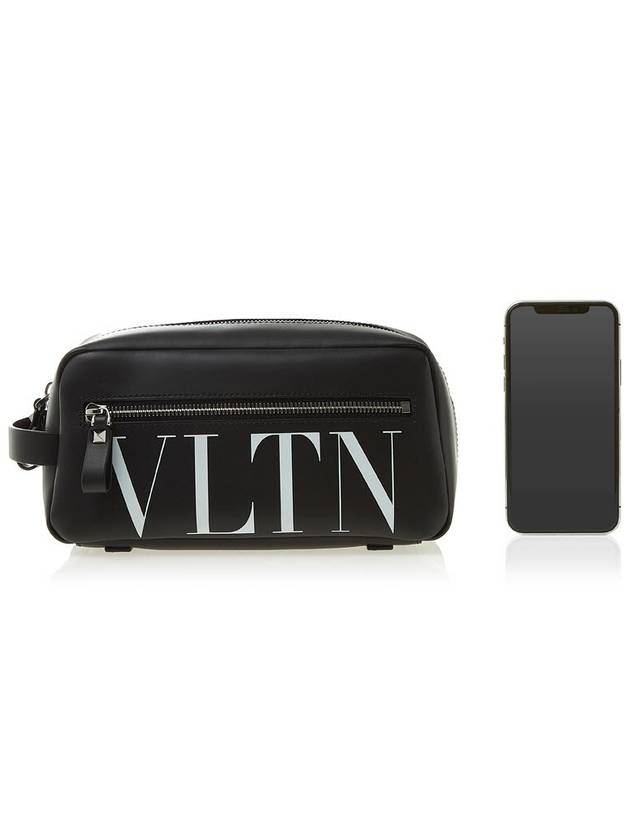 Wash Medium Pouch Bag Black - VALENTINO - BALAAN 7