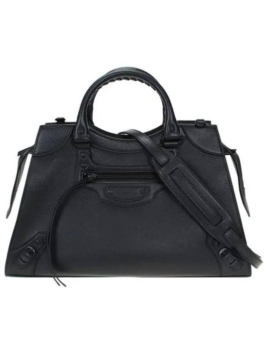 Classic Neo Medium Tote Bag Black - BALENCIAGA - BALAAN.