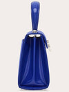 Iconic Top Handle Small Tote Bag Royal Blue - SALVATORE FERRAGAMO - BALAAN 5