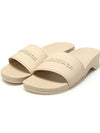 Balenciaga 707094 Sand Beige Rubber Pool Clog Slides Women s Sandals 38 - BALENCIAGA - BALAAN 3