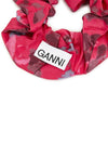 Satin Scrunchie Red - GANNI - BALAAN 5