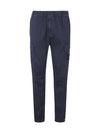 Men's Waffen Patch Cargo Pants Navy - STONE ISLAND - BALAAN.