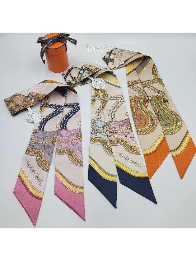 Grand Apparat Twilly Scarf Ivory - HERMES - BALAAN 2