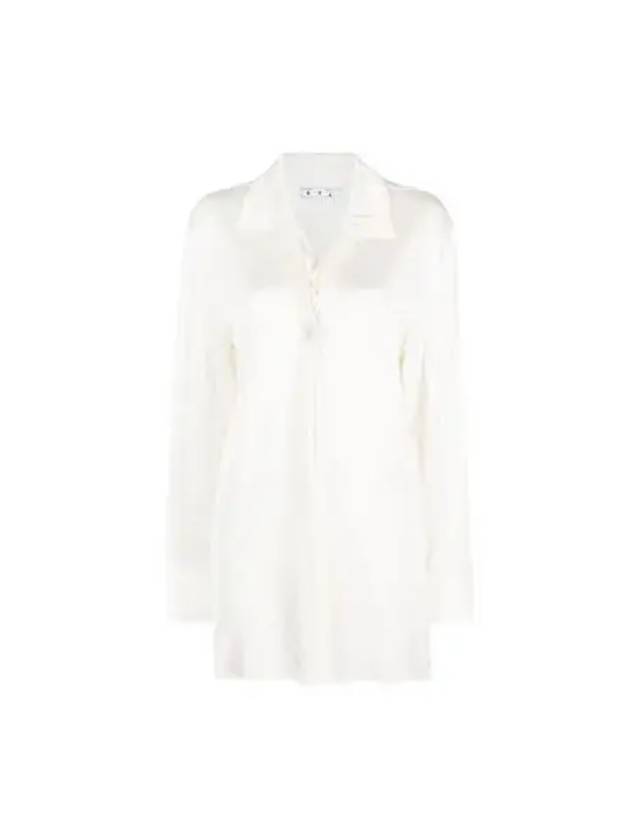 Satin Shirt Ivory - OFF WHITE - BALAAN 2