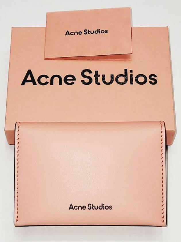 Acne logo print bifold folding card wallet CG0236 - ACNE STUDIOS - BALAAN 5