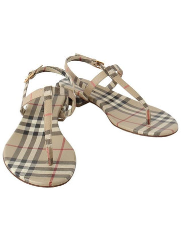 8047805 Emily check strap sandals size 36 33685 2 - BURBERRY - BALAAN 1