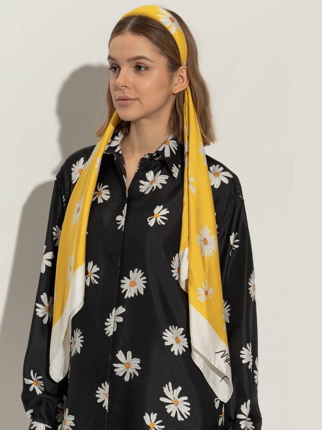 Moschino Headband With Scarf, Women's, Yellow - MOSCHINO - BALAAN 2