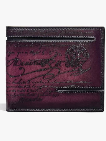 Makore Scritto leather wallet - BERLUTI - BALAAN 1