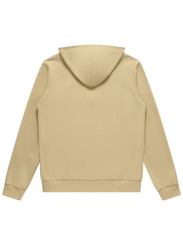 Men's Two-way Logo Hood Zip-up Beige SW23PTS01BI - SOLEW - BALAAN 3