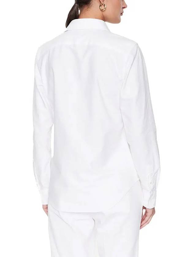 Pony Classic Fit Long Sleeve Shirt White - POLO RALPH LAUREN - BALAAN 4