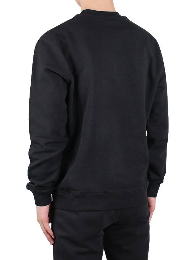 Milano Logo Print Sweatshirt Black - MSGM - BALAAN 5