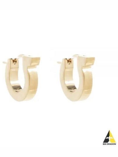 Gancini Hoop Earrings Gold - SALVATORE FERRAGAMO - BALAAN 2