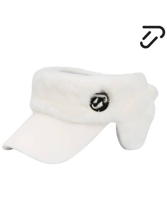 Ribbon fur visor golf hat IPL3WCP556 IV - IJP DESIGN - BALAAN 1