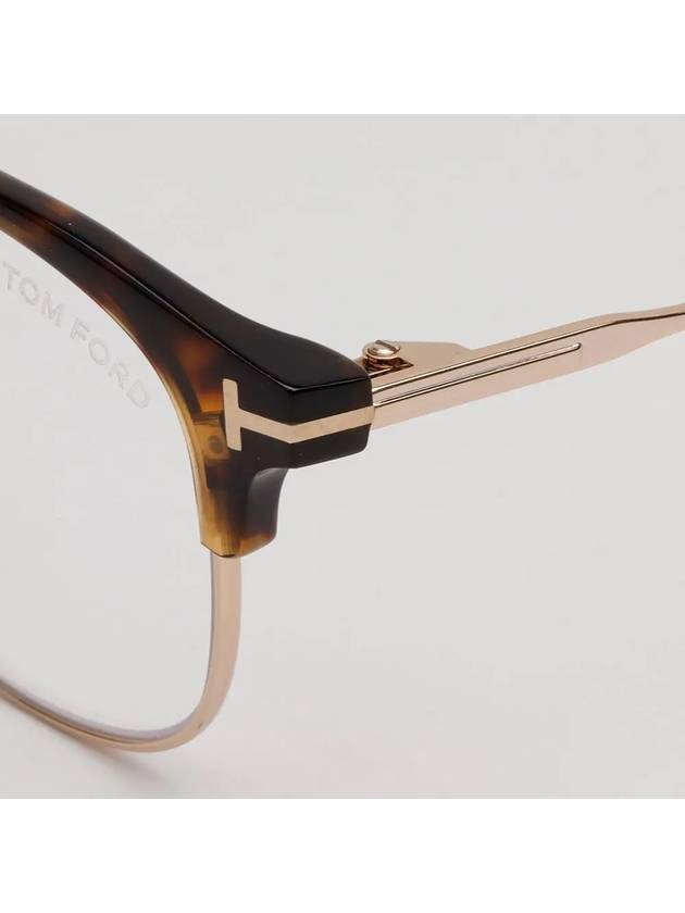 Blue light blocking glasses frame TF5793KB 052 Lower gold overfit Asian fit - TOM FORD - BALAAN 5