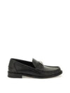 FF Square Leather Loafers Black - FENDI - BALAAN 2