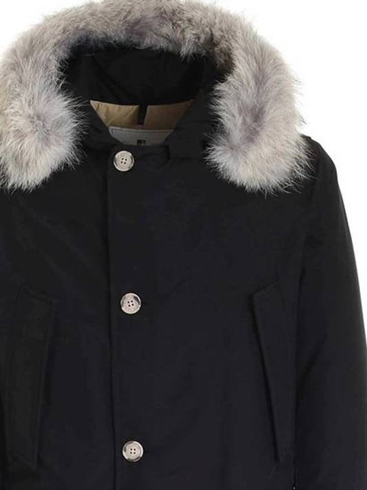 Arctic Hooded Parka Black Men's CFWOOU0270MRUT0108 NBL - WOOLRICH - BALAAN 2