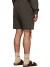 Essentials cottonblend fleece drawstring twopocket logo shorts - FEAR OF GOD ESSENTIALS - BALAAN 3