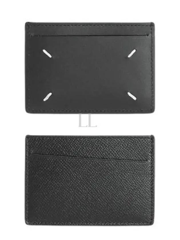 Four Stitch Card Wallet Black - MAISON MARGIELA - BALAAN 2