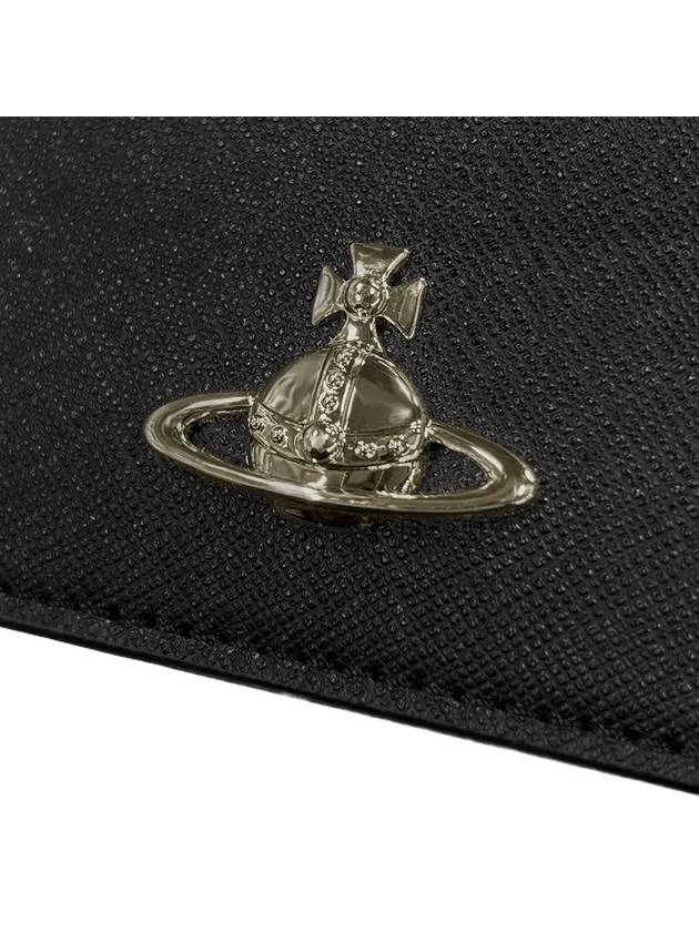 ORB Logo Cald Wallet Black - VIVIENNE WESTWOOD - BALAAN 5