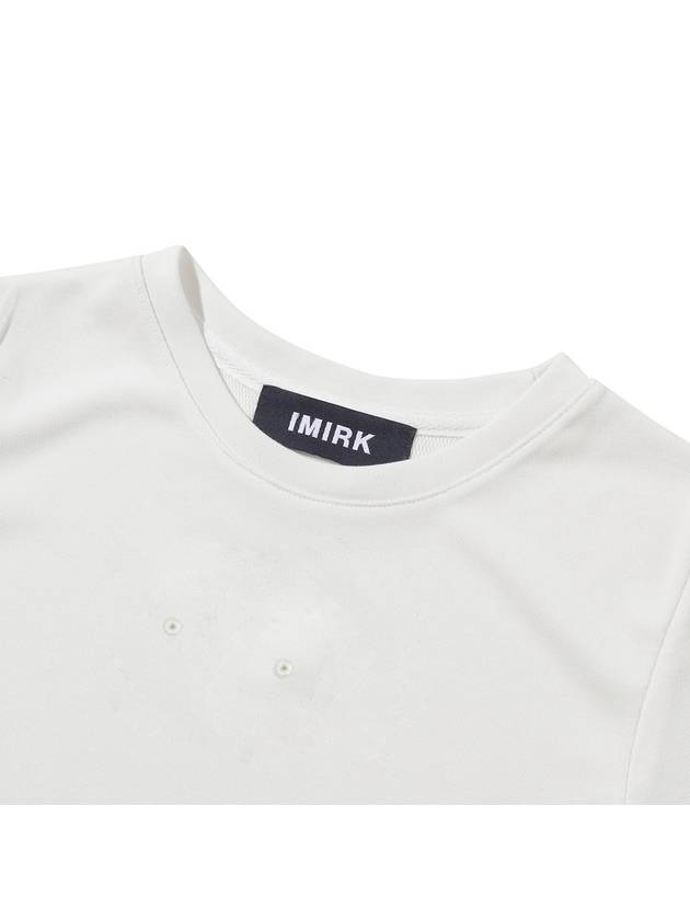 Functional Crop Short Sleeves T-Shirt White - IMIRK - BALAAN 4