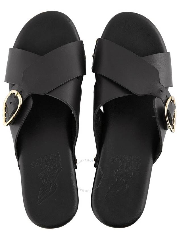 Ancient Greek Sandals Ladies Black Marilisa Clogs Brand Size 36 US Size 6 - ANCIENT GREEK SANDALS - BALAAN 3