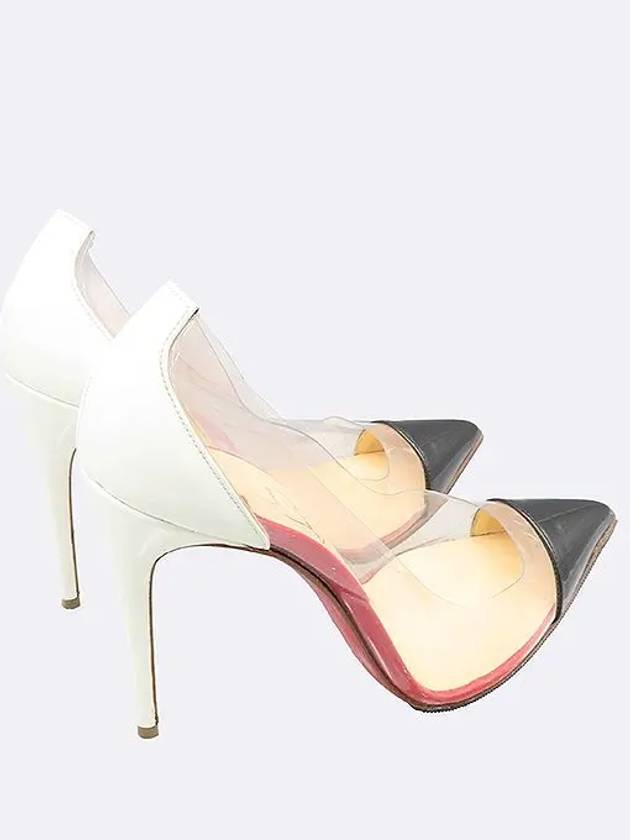 Multi color leather clear enamel point women s high heels 220MM - CHRISTIAN LOUBOUTIN - BALAAN 4