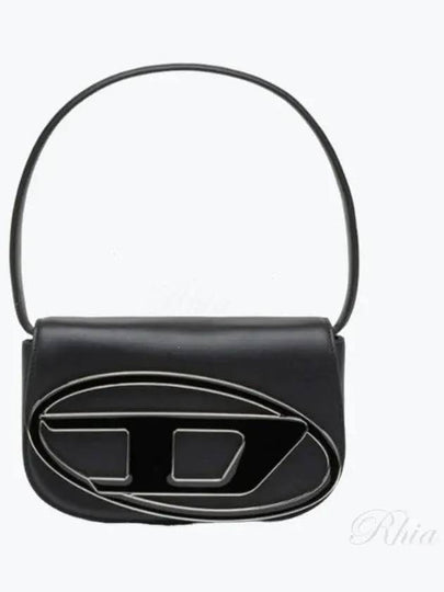 1DR Nappa Leather Shoulder Bag Black - DIESEL - BALAAN 2