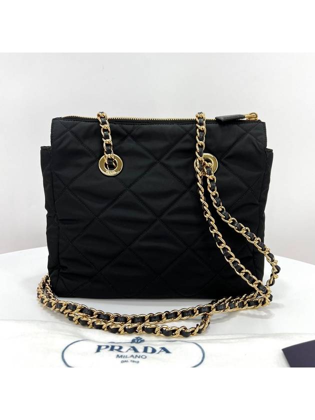 Re Nylon Edition Quilted Chain Shoulder Bag Tote 1BG468 - PRADA - BALAAN 4