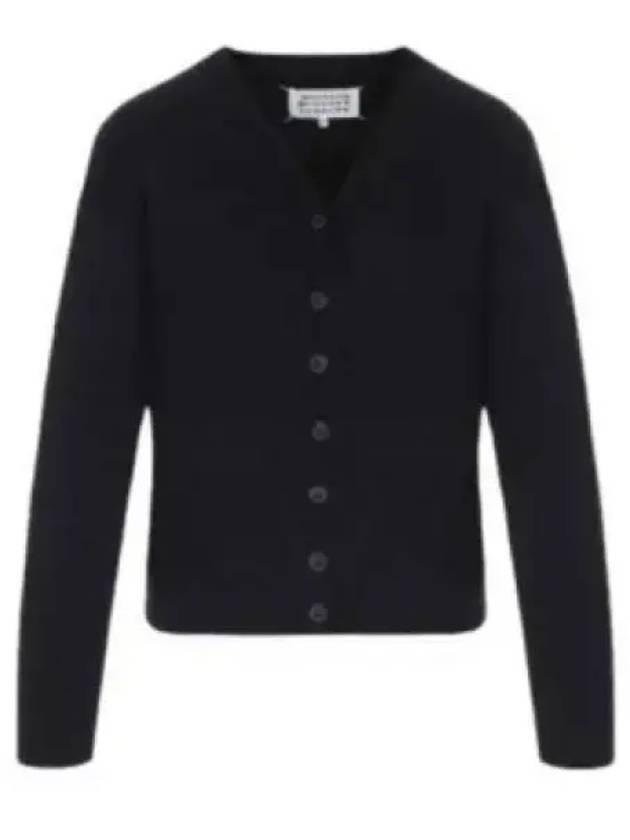 4 Stitch Lambswool Cardigan Navy - MAISON MARGIELA - BALAAN 2