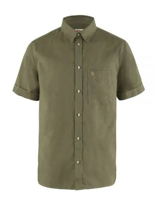 Men s OVIK TRAVEL SHIRT SS M - FJALL RAVEN - BALAAN 1