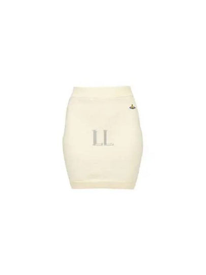 Bea Mini Pencil Skirt Cream - VIVIENNE WESTWOOD - BALAAN 2