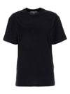 Logo Embroidery Cotton Short Sleeve T-Shirt Black - JW ANDERSON - BALAAN 1