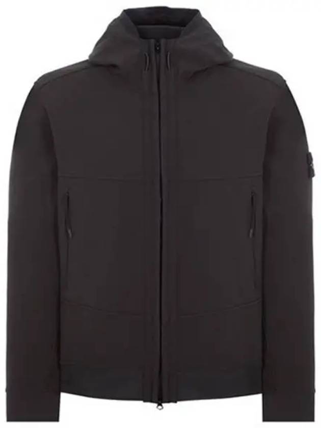 Technology Recycled Polyester Hooded Jacket Black - STONE ISLAND - BALAAN 2