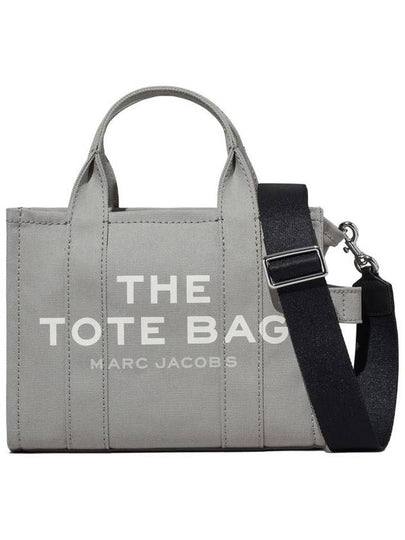 Logo Small Canvas Tote Bag Grey - MARC JACOBS - BALAAN 2