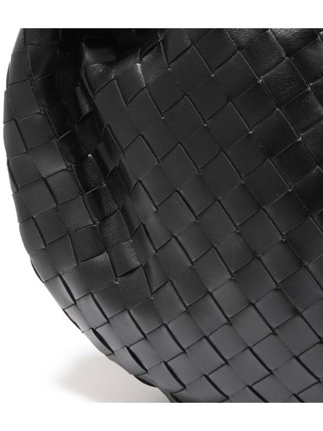 Intrecciato Jody Small Shoulder Bag Black - BOTTEGA VENETA - BALAAN 7