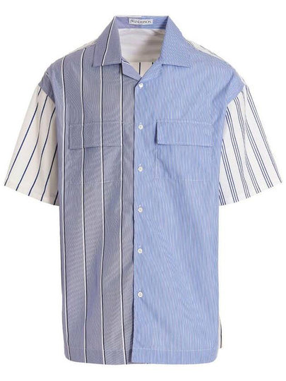 23 ss Blue Cotton Multi-Stripe Shirt SH0219PG1141899 B0480002994 - JW ANDERSON - BALAAN 2