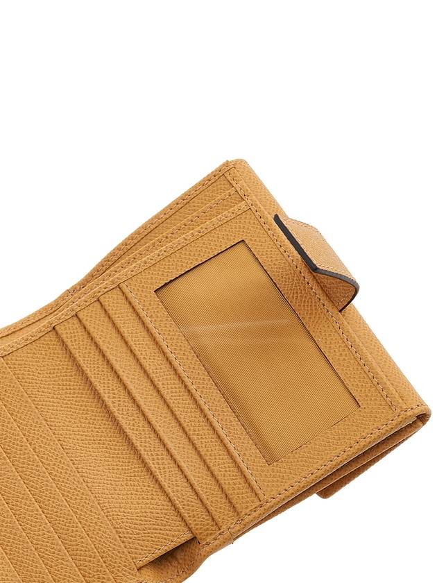 Gancini Leather Half Wallet Langur - SALVATORE FERRAGAMO - BALAAN 8