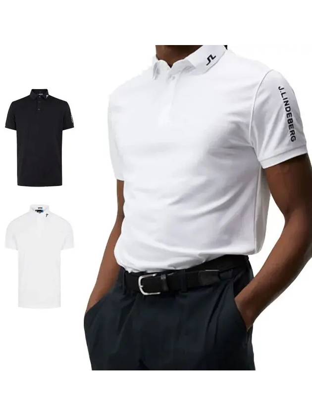 Tour tech regular fit short sleeve collar tee golf wear - J.LINDEBERG - BALAAN 1