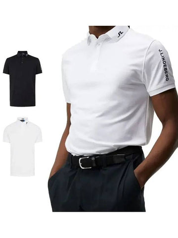 Tour tech regular fit short sleeve collar tee golf wear - J.LINDEBERG - BALAAN 1