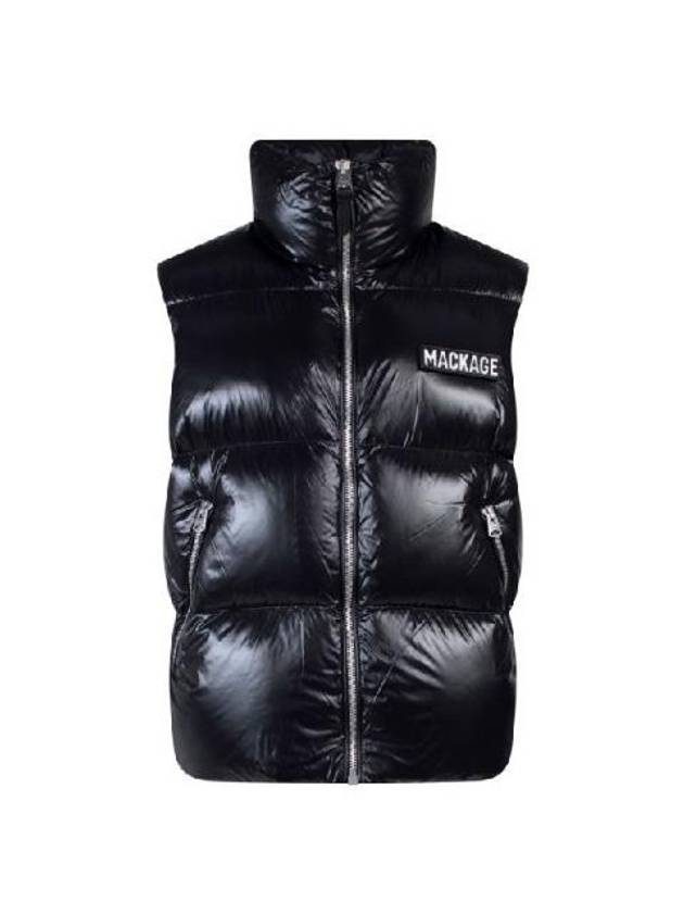 Kane High Neck Padding Vest Black - MACKAGE - BALAAN 1