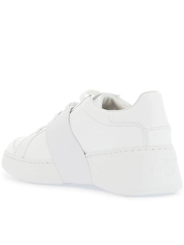 Viv' Skate Buckle Low Top Sneakers White - ROGER VIVIER - BALAAN 4