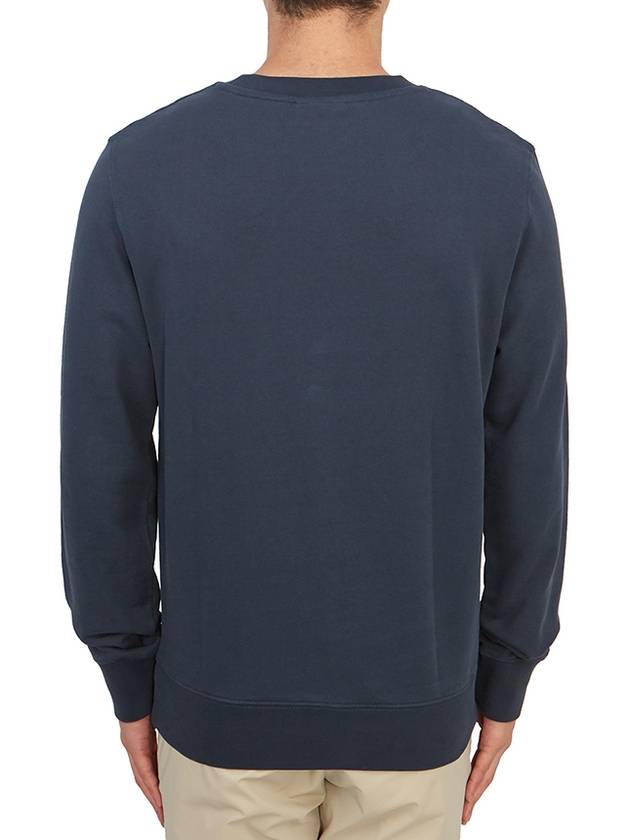 Fox Head Patch Regular Sweatshirt Midnight Blue - MAISON KITSUNE - BALAAN 4